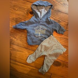Baby AC/DC outfit